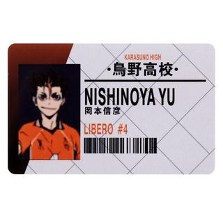 haikyuu!! hinata shoyo kageyama tobio anime id pvc tarjetas photocard figura cosplay colección tarjeta (8)