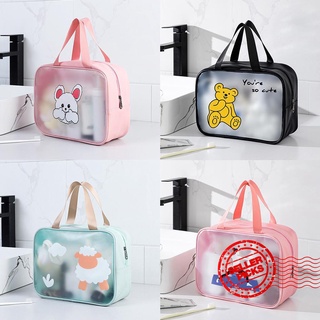 Storage Bag Ladies Portable Dry And Wet Separation Bag Fitness Wash Cartoon Waterproof D1Z2