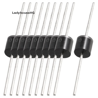 LadyhouseHG 20pcs 10A10 10Amp 1000V 10A 1KV R-6 MIC General Purpose Axial Rectifier Diodes Hot Sell