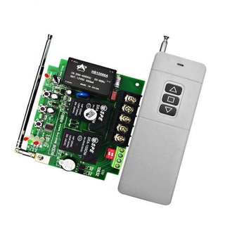 [FIGATIA1] 2x2-ch 433M inalámbrico RF relé interruptor remoto receptor + Control remoto de 3 botones
