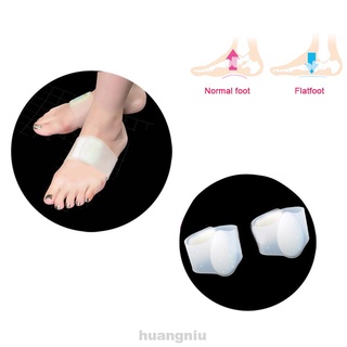 1 par de soporte de arco suave ortopédico para masaje de pies