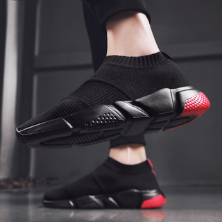 ♛fiona01♛ Men's Summer Socks Tide Shoes Casual Slip-On Sneaker Mesh Breathable Sneakers (7)