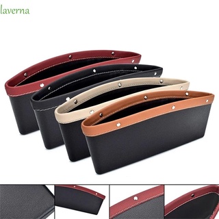 LAVERNA Auto Accessories Car Organizer Stowing Tidying Trash Holder Car Storage Bag Car Accessories Interior Accessories Artificial Leather Auto Cars Phone Holder PU Leather Seat Gap Bag/Multicolor