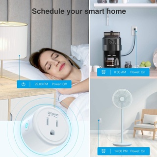 Gosund Smart life App Plug WiFi Outlet US Mini Socket Trabaja Con Alexa Y Google Home , Control Remoto , No Se Requiere Concentrador , 2.4G Solo KE