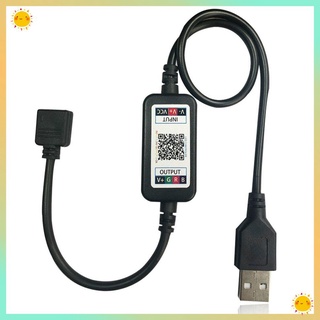 [SUN-3C] Controlador Inalámbrico Wifi USB Mini RGB DC 5V-24V De Música