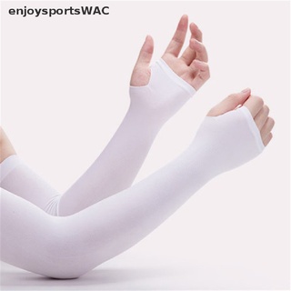 [enjoysportswac] unisex brazo protector manga calentador mujer deportes mangas sol protección uv cubierta de mano [caliente]