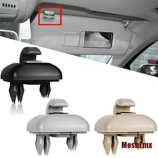 Moshi 2Pc coche visera de plástico Clip Porpor Booya Interior parasol visera gancho Clip soporte (1)