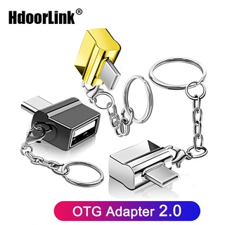 HdoorLink USB Type C OTG Adapter Type-C To USB Converter for USB C PD Charger Mouse keyboard flash Disk For Samsung