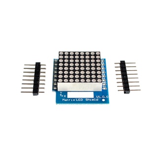 Matriz LED Escudo V1.0.0 Para WEMOS D1 mini