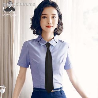corbata con cremallera para mujer Entrevista de trabajo de negocios coreanos azul rojo perezoso corto estudiante de secundaria corbata negra mujer