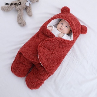 [bograg2] saco de dormir para bebé ultra suave de lana esponjosa recién nacido recibir manta mx66