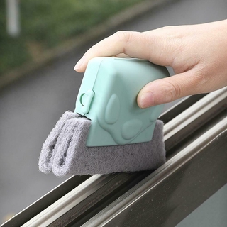 1Pc cepillo de limpieza de pista de ventana para limpiar rápidamente las esquinas brechas del hogar ranuras herramientas de limpieza (2)