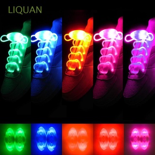 liquan fashi cordones coloridos luz flash cordones danzas niños 2pcs bling zapato led/multicolor (1)