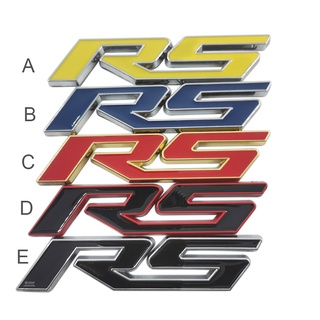 Fender 1 x Metal R5 RS Logo Coche Auto Guardabarros Lateral Trasero Tapa Emblema Pegatina Insignia Para CHEVROLET