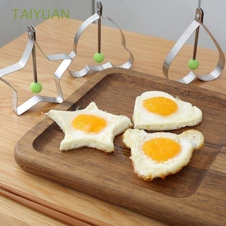 taiyuan - molde para freír huevo, gadget, molde para huevo, panqueques, accesorios de cocina, herramienta de cocina, huevo frito, acero inoxidable, flor, forma de estrella, molde de tortilla
