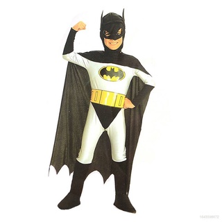 DC Superhéroe Batman Cosplay Disfraz Para Niños Capa Traje De Regalo Para Niño Apretado Ropa De Halloween