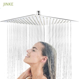 jinke grifo de baño grande rociador pulverizador cabezal de ducha spa de alta presión de acero inoxidable overhead lluvia grifo de agua boquilla