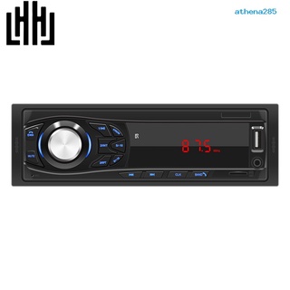 【Nuevos productos】athena285 Universal 12V Auto coche estéreo 1 Din Bluetooth Radio FM Aux USB Audio MP3 reproductor