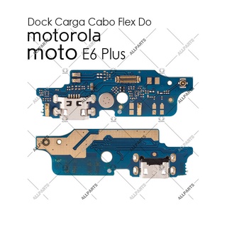 for Motorola Moto E6 Plus/E6 Play/E 2020 Flex Placa De Carga USB Dock Conector Original Cable