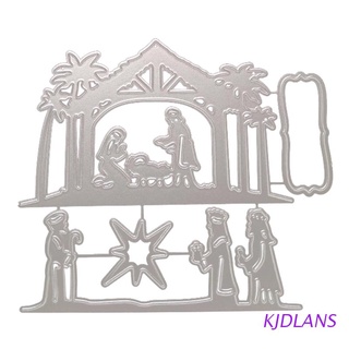 KJDLANS Exquisite Cutting Die Decorative Christmas Tree Pendant Cutting Die Stencil Creative House Party Ornaments Decorations