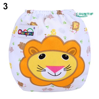 Bebé bebé reutilizable lavable pañal de tela niños pañal cubierta ajustable pañales countif (8)