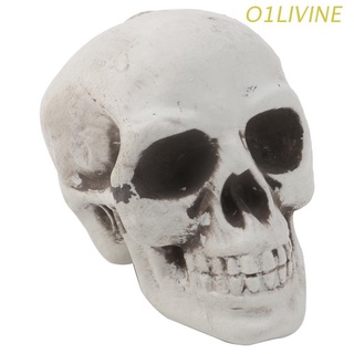 o1li plástico humano mini calavera decoración esqueleto cabeza de halloween café bares adorno