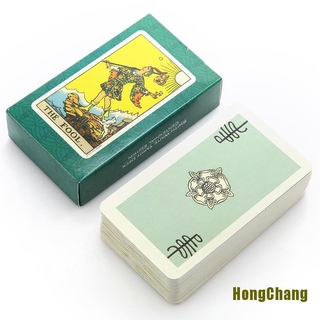 [HGCH] 78pcs English Version Tarot Cards Board Game Playing Cards For Party Cards Game LIV (3)