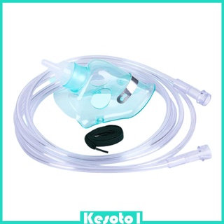 Oxygen Mask with Elastic Strap with 1.6m Oxygen Tubing (1)