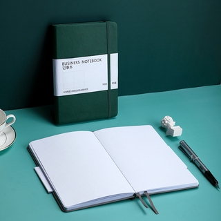 cuadernos bullet journal tamaño a5 papel punteado, 192 páginas, funda de cuero, papel blanco marfil 100 g/m2, planificador hecho a mano (3)