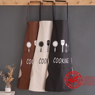Waterproof And Oil-proof Apron Half-length Kitchen Apron Kitchen Waistcoat T5H8