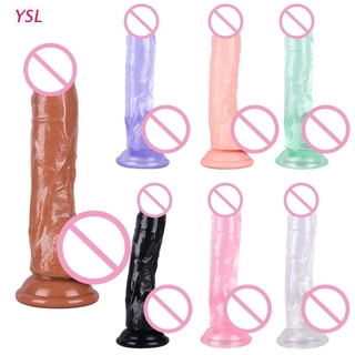 YSL Waterproof Realistic Dildo with Suction Cup Masturbating Plug Butt Pleasure for Adult Lesbian Couples Sex Toys