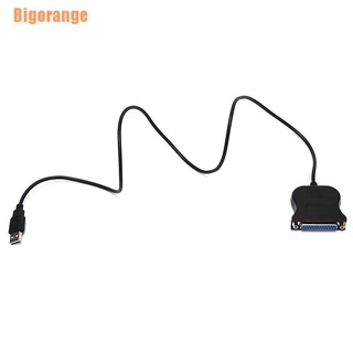 Bigorange (~) IEEE 1284 25 pines puerto paralelo a USB Cable de impresora USB a adaptador paralelo (4)