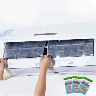 2 piezas de aire acondicionado salida de viento a prueba de polvo cubierta de protección Diy autoadhesión de aire purificador de papel (1)