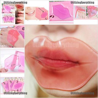 UtilizingEvery 10 pzs máscara antienvejecimiento de membrana de colágeno/cristal para el cuidado de labios/esencia de humedad (1)