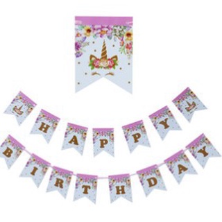 Tema de unicornio rosa para niños, niñas, fiesta de cumpleaños, vajilla desechable, platos de papel, papel de aluminio, vasos, globos, decoraciones, suministros (5)
