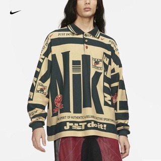 [1:1 Premium] Nike x CPFM GO FLEA Oversize Polo Shirt Long Sleeve Unisex T-shirts