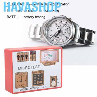 Havashop - probador de batería para reloj, cuarzo, movimiento, desmagnetización