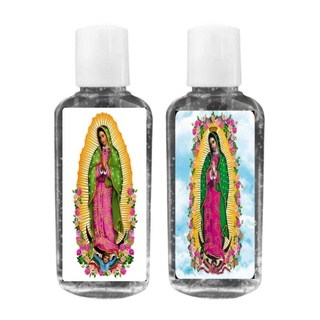 Gel Antibacterial personalizado con imagen de la Virgen de Guadalupe 30ml