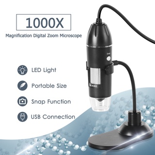 Zoom Digital 1000X Microscopio 8 LED Digital USB Microscopio lupa electrónica estéreo USB endoscopio cámara