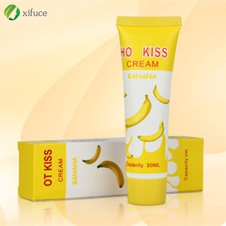 [XF] 30 ml plátano sabor lubricante Gel lubricante comestible Oral sexo mejora herramientas de masaje aceite