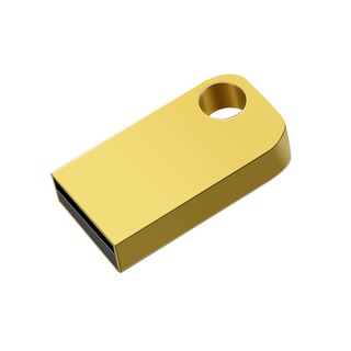 mini usb flash drive metal dorado pendrive u disk stick 4/8/16/32/64/128gb