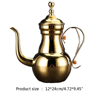 ST Teapots Thick Stainless Steel Material Teapots Flower Teapots for Home Restauran
