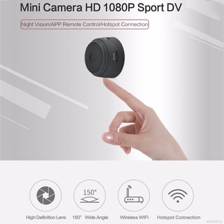 Mini cámara inalámbrica 1080P HD visión nocturna cámara de vigilancia niñera bebé mascota Cam (4)