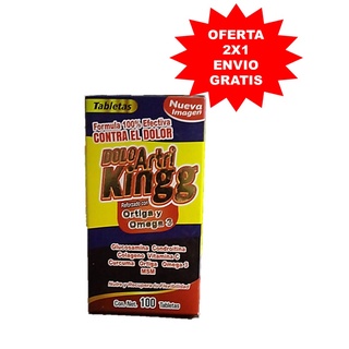 Artri Ajo King Artriking Ortiga Omega 3 100 Tab Nueva Presentación Dolo Artrking