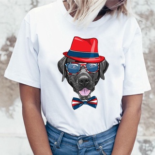 Lindo Doberman Cachorro Perro Sheriff Impreso Camiseta De Las Mujeres De Verano Tops Vogue Divertido Femme Estilo Ropa Femenina