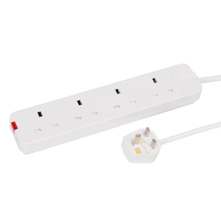 ENIGMA Plug and Play UK Plug Switch Faja electrica Toma de corriente Cable de extensión Profesional Cargador Home Cable de electricidad 4 / 6 Gang 3 m (6)