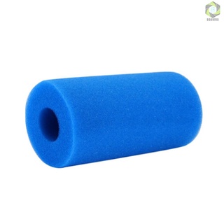 BV filtro de piscina, filtro de piscina para Intex tipo A reutilizable/lavable piscina filtro de espuma cartucho de esponja limpiador de piscina, azul 10cmx20cm