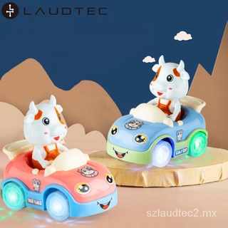 niños eléctrico de dibujos animados coche bebé universal coche con luz musical