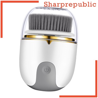 [SHARPREPUBLIC] Cepillo eléctrico de limpieza Facial 2 velocidades limpieza profunda giratoria cepillo Facial