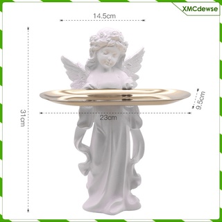 [listo stock] ángel estatua vintage bandeja cosmética pulsera organizador de joyas organizador de almacenamiento bandeja para boda casa foto props living